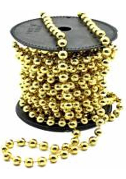 Sıra Boncuk Gold 6mm 9m
