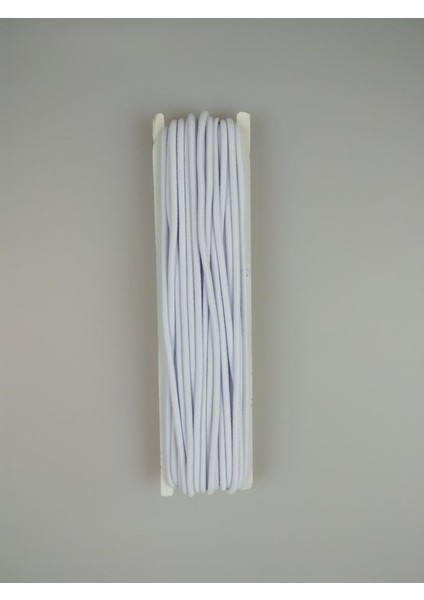 Lastik Yuvarlak Beyaz 10M