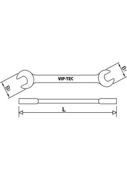 Çatal Iki Ağız Anahtar VT1101011
