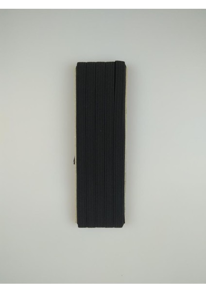 Lastik Yassı Siyah 10M