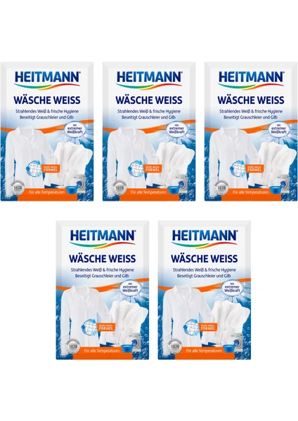 Çamaşır Beyazlatıcı Deterjan Toz 50 g x 5 paket