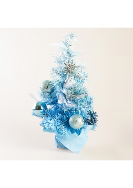 Yılbaşı Çam Ağacı Mavi 32 cm