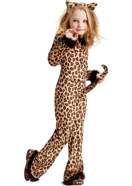 Leopar Kız Kostümü