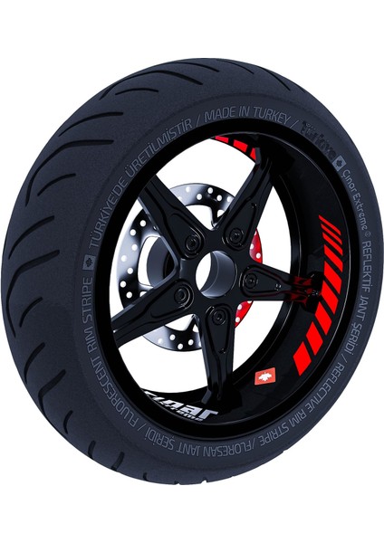 Gp Racing Iç Jant Şeridi Sticker Reflektif & Floresan Renkler Çınar Extreme