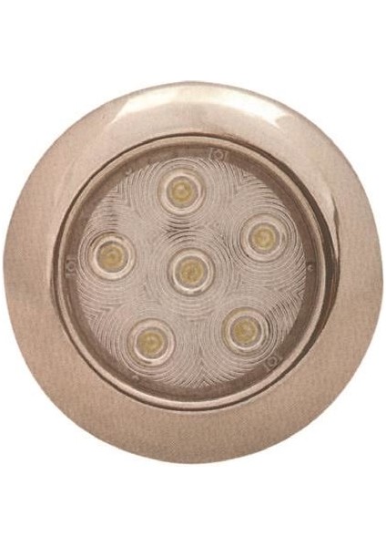 Krom Spot 6 LED 12-24 V Gün Işığı
