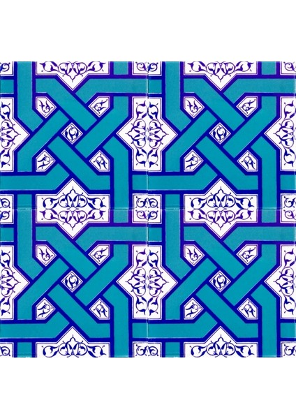 Yapı Tasarım AC06 20X20 cm 4 Adet Çini Karo