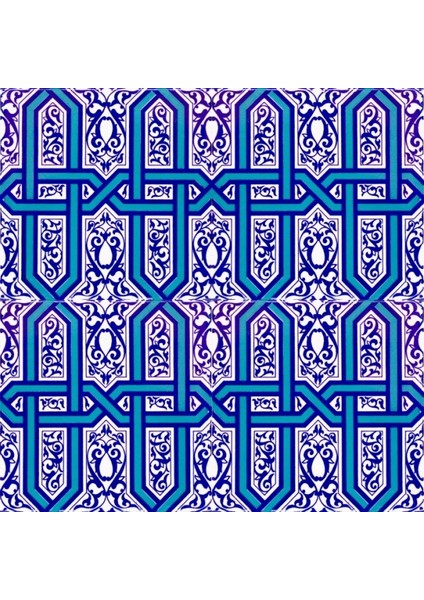 Yapı Tasarım AC09 20X20 cm 4 Adet Çini Karo