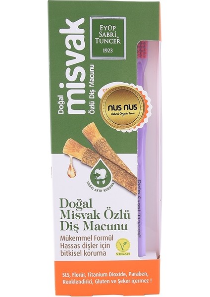 Eyüp Sabri Tuncer Doğal Misvak Özlü Diş Macunu 75 ml