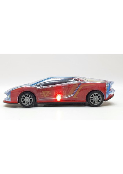Iron Man Sesli Işıklı Sürtmeli Model Araba - 1003 - Iron Man fiyatları