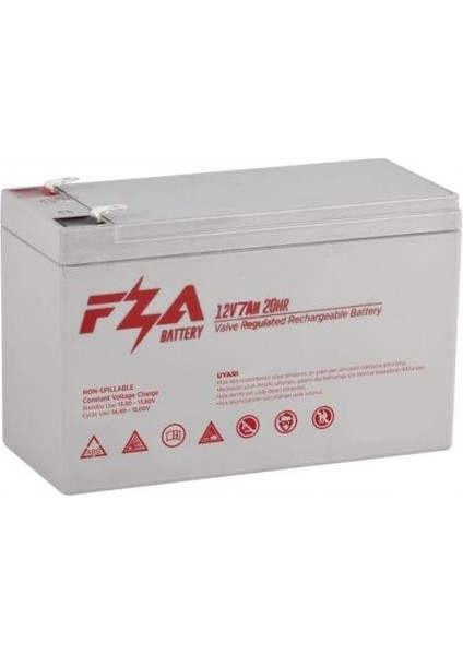 Ups Aküsü 12V 7AH Akü 12 Volt 7 Amper Akü