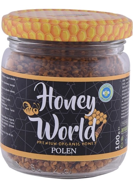 Honey World Organik Polen 100 gr