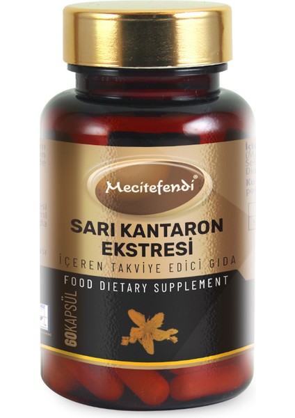 Mecitefendi Sarı Kantaron Ekstesi Içeren Takviye Edici Gıda (60 Kapsül 620MG)