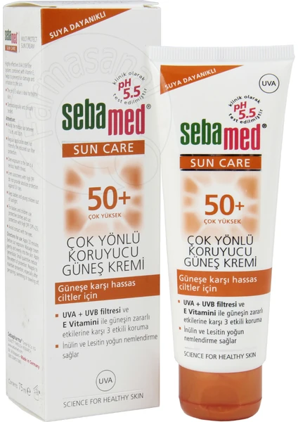 Spf 50 Çok Yönlü Koruyucu Güneş Kremi 75 ml