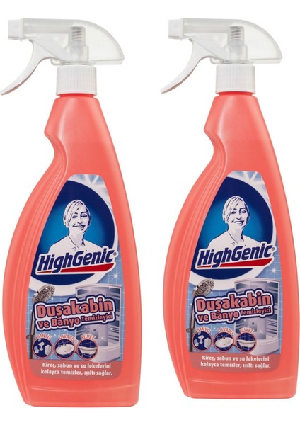 Sprey Duşakabın Banyo Temizleyici 750MLX2 Adet