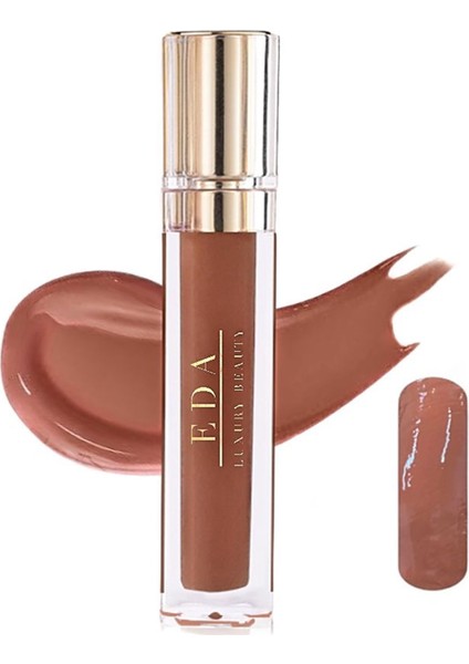 Nude Kahverengi Dudak Parlatıcısı Lipstick Lüks Parlak Hacimli Ruj Diamond Shine Lip Gloss