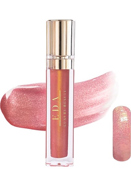 Pembe Simli Dudak Parlaticisi Luks Parlak Hacimli Diamond Shine Lip Gloss