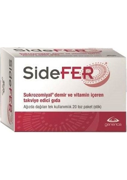 Sukrozomiyal Demir Ve Vitamin Içeren Takviye Edici Gıda