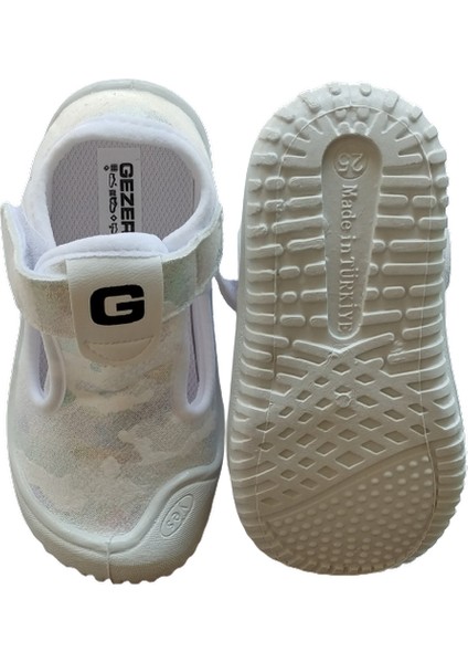 03145 Kız Çocuk Keten Yazlık Ayakkabı Panduf modelleri