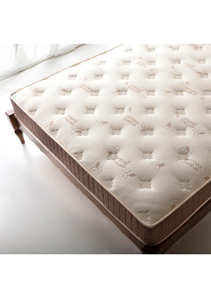 Gloria 150X190 cm Organic Cotton Lüx Orta Sert Çift Kişilik Yaylı Yatak fiyatları