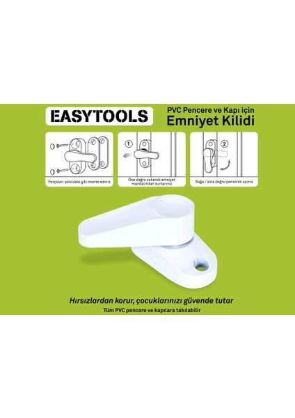 Emniyet Kilidi Bebek Çocuk Pvc Pencere Kapı Emniyet Kilidi Hırsız Güvenlik Kilidi