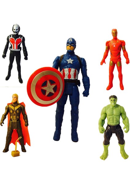 5'li Avengers Figür Kartela - 2118