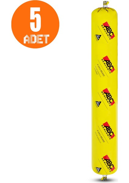 5 Adet Sika Abc 915 Fc Pu Sosis Mastik Gri 600 ml