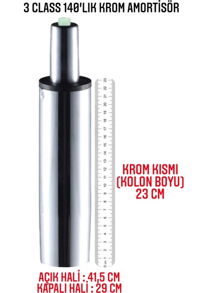 3 Class 140'LIK Krom Amortisör