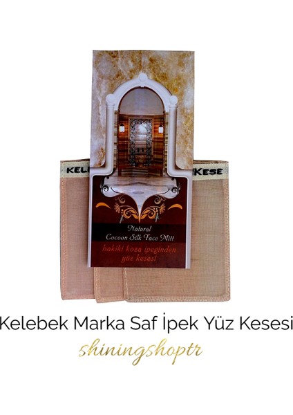 Saf Ipek Yüz Kesesi 3'lü