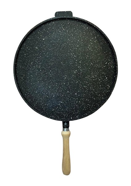 HGT-36S 36CM Döküm Granit Tava Gözleme Tavası, Krep Tavası, Kızartma Tavası