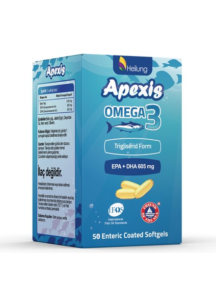 Fish OIL50 Kapsül Balık Yağı