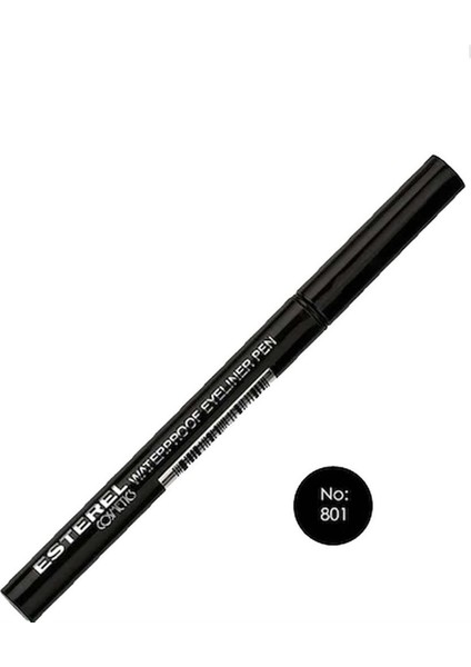 Waterproff Eyeliner Pen No: 802 Dark Black