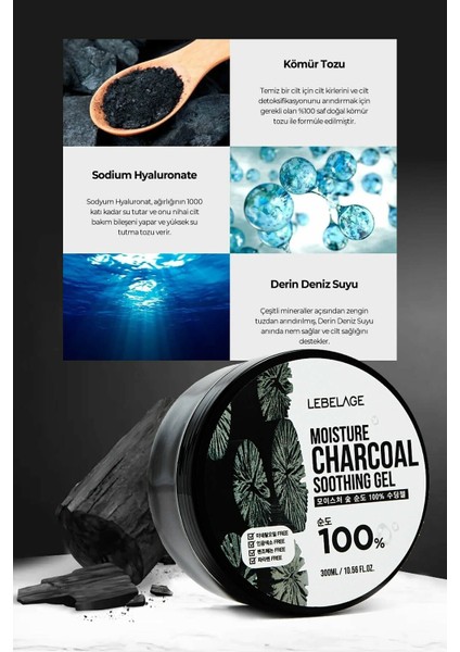 Kömür Özlü Yatıştırıcı ve Nemlendirici Charcoal Soothing Jel Krem modelleri