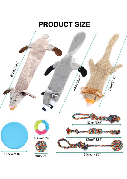 Köpek Oyuncağı 9'lu (Yurt Dışından) modelleri