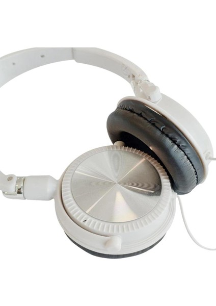 N-500 Katlanabilir Müzik Kulaklığı Beyaz