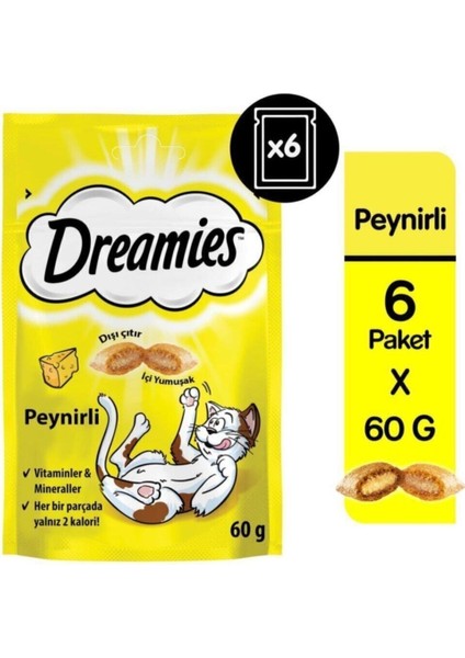 Peynirli Kedi Ödül Maması 60 gr 6 Adet
