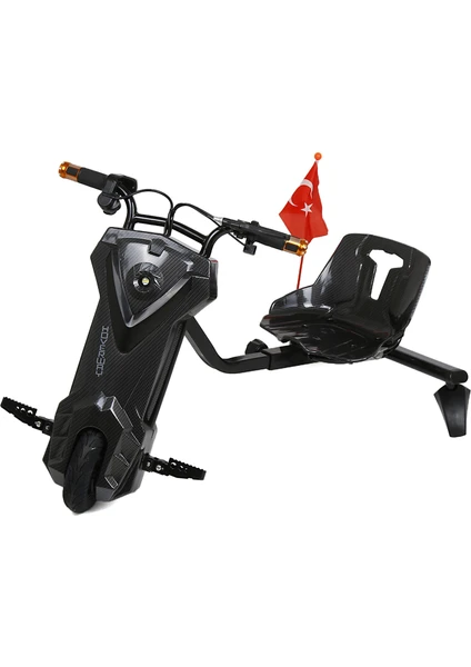 Howerway Drıft Scooter Drift Scooter PWS807-CARBON-FIBER Siyah