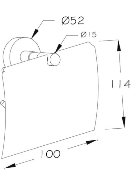 Dolce Paslanmaz Kapaklı Kağıtlık + Yuvarlak Havluluk Banyo Seti modelleri