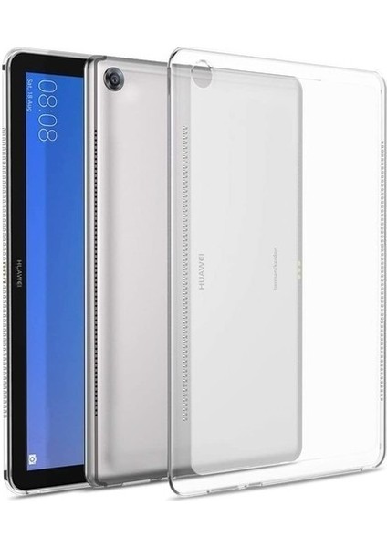 Huawei Mate Pad T10S Kılıf Uyumlu Şeffaf Yumuşak Silikon Ultra Esnek Süper Silikon Tablet Kılıfı