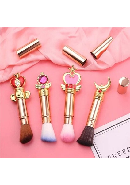 Profesyonel Kabuki Makyaj Fırçası Kapaklı Yumuşak Allık Pudra Aydınlatıcı Makeup Brush fiyatları