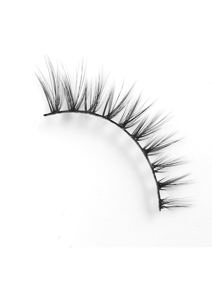 Ultra Natürel Vegan Mink 3D Takma Kirpik Lüks Doğal Günlük Uzun Seyrek Cat Eye Faux Mink Seti