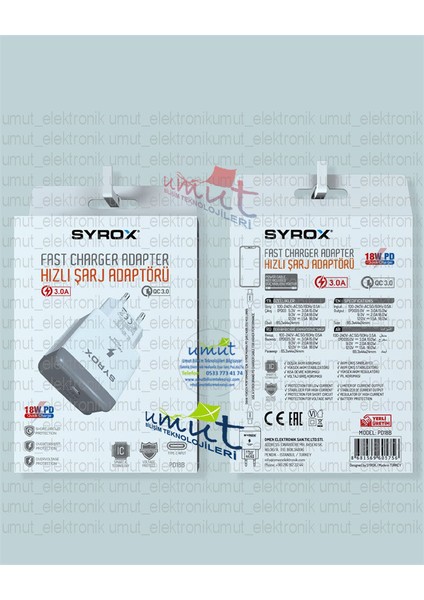 PD18B 3.0A 18W Pd Type-C Başlık - 3.0A Type-C Giriş Hızlı Şarj Adaptörü Başlık