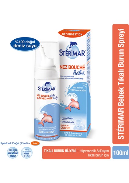 Isotonic Baby Burun Spreyi 100 ml + Hipertonik Baby Burun Spreyi 100 ml