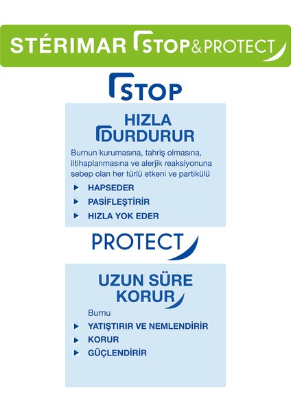 Stop&amp;protect Alerji Burun Spreyi 20 ml x 2 Adet