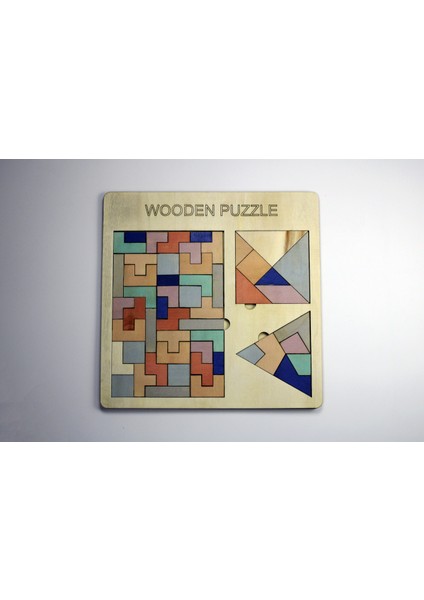 Minds Montessori 3’ü 1 Arada Tetris Bulmaca