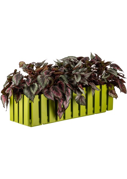 Akasya Renkli Plastik Balkon Saksısı 60 cm Yeşil modelleri