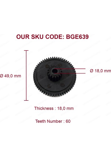 BGE639 VW Beetle Jetta Bora Golf GTI MK4 Audi TT Seat Skoda 1.8T için Gaz Kelebek Tamir Dişlisi 06A133062BD