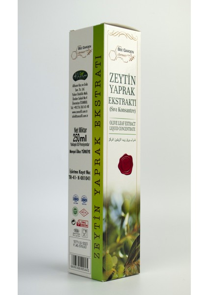 Zeytin Yaprağı Sıvı Ekstrat 250 ml