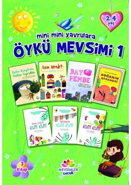 Mini Mini Yavrulara Öykü Mevsimi 1 (7 Kitap)