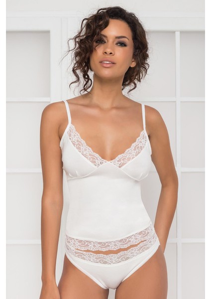 Dantelli Penye Atlet Külot / Kaşkorse Set - 365