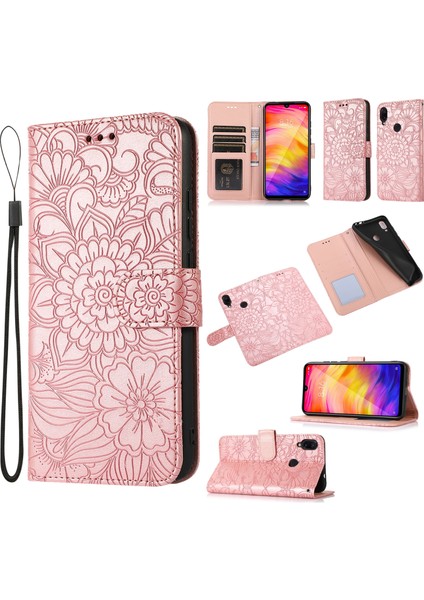 Xiaomi Redmi Not 7 Kılıf Için Altın Gül (Yurt Dışından) fiyatları